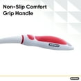 thumbnail image 4 of Superio Grill Scraper BBQ Brush with Long Handle, Red- Grill Cleaner Stainless Steel Scourer for Barbecue, Frying Pan, Pot, Porcelain, Weber Gas, Charcoal Grill, 4 of 6