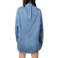 thumbnail image 5 of Women Long Sleeve Denim Shirts Button Down Casual Tops, 5 of 6
