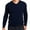 Navy, variant on 9037 Men's Pullover Solid V-Neck Sweater - Red - 2XL