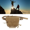 thumbnail image 3 of Drop Pouch, Sub Abdominal Carrying Kit Bag Utility Tool Pouch Fanny Pack Oxford Cloth with Adjustable Waist Strap for Chest Rig Vest, 3 of 7