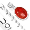 thumbnail image 2 of Natural Sponge Coral Pendant 925 Sterling Silver Handmade Jewelry, 2 of 4