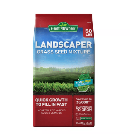 GroundWork 50 lb. 35,000 sq. ft. Landscapers Mix Grass Seed, North