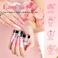 thumbnail image 4 of Set de uñas AZUREBEAUTY Pink Dip Powder, 6 colores, con kit de inicio, 4 of 7