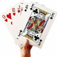 thumbnail image 1 of Jumbo Playing Cards Deck Extra Large Cards Playing Cards Family Playing Game Toy, 1 of 5