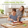 thumbnail image 2 of Toddler Knife Set Kids Knife Set for Real Cooking with Crinkle Cutter Serrated Plastic Blades 5 Pcs, 2 of 7