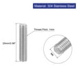 thumbnail image 2 of Unique Bargains 8Pack M6 x 25mm 1mm Pitch 304 Stainless Steel Fully Threaded Rod Bar Studs, 2 of 6