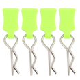 thumbnail image 1 of Body Mount Bracket Set Accessory Part for 1/8, 1/10, 1/12 RC Car (Yellow & Green), 1 of 4