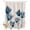 Blue, variant on Split Shower Curtain for Transfer Bench, Vintage Tulip Fabric Shower Curtains for Bathroom, Black Grey Beige Bloom Flower Floral Tub Sliding Transfer Bench Waterproof Bath Curtains 72"x96"