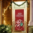 thumbnail image 2 of Dmlowu Christmas Door Decorations - 35x79 inch Christmas Door Cover for Christmas Front Door Decorations, Merry Christmas Door Decorations for Holiday Party, 2 of 10