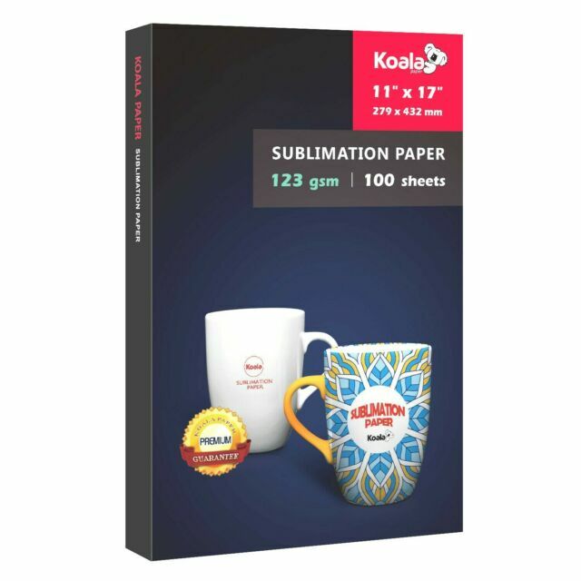BUTTERFLY- Koala Ksp-11X17-118 Dye Sublimation Heat Transfer Paper For Inkjet Printer - 100 Sheet
