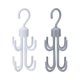 thumbnail image 5 of Cateissary Estante de almacenamiento con gancho de ocho garras de 360 ​​grados y 8 ganchos, ganchos colgantes para toallas, estante de acabado para Almacenamiento y organización del hogar Gris Cateissary HA079965-02, 5 of 6