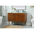 thumbnail image 4 of 48 inch single bathroom vanity in teak, 4 of 5