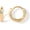Plain Yellow Gold, variant on 14K Gold Plated 925 Sterling Silver Posts Cubic Zirconia Mini Huggie Earrings for Women | Tiny Cartilage Helix Huggie Hoop Earrings