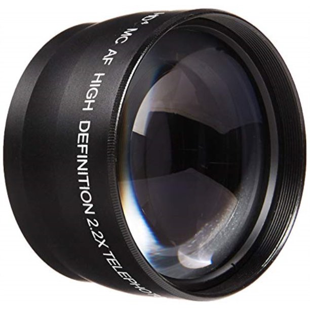 52mm Lens Bundle Vivitar 2.2X Telephoto and 0.43x Wide Angle High