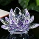 thumbnail image 1 of Xihbxyly Pisapapeles de Cristal con Forma de Flor, Potenciador de Energía Feng Shui, Símbolo de Iluminación, Decoración Solar para El Hogar, Vibras Positivas, Escaparate, Inspira Optimismo, 60 Mm de, 1 of 1