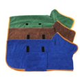 thumbnail image 3 of Dog Drying Coat Bathrobe Towel  Microfibre Material Fast Drying Absorbent Dog Bath Robe  Pet Quick Drying Moisture Absorbing With Adjustable Collar And Waist Towel, 3 of 5