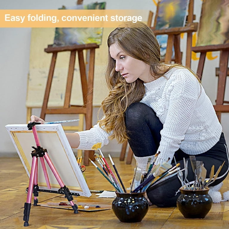 Easel Stand DEAYOU Wood Box - Portable Beechwood Sketchbox With ...