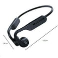 thumbnail image 3 of Open Ear Wireless Headphones Bluetooth Sport Headset Ear Clip-On Earbuds with Microphone for Noise Call, IPX6 Water-Resistant, Air Conduction Wireless Headset for Running, Cycling, Driving - Black, 3 of 9