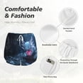 thumbnail image 4 of KLL Heart Axolotl Pattern Shorts Women,Athletic Shorts High Waisted Running Shorts Pocket Sporty Short Gym Elastic Workout Shorts-Large, 4 of 7