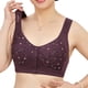 thumbnail image 5 of ICHUANYI Clearance Women's Bra Wire Free Underwear OnePiece Bra Everyday Underwear Bras(Purple, 36) Ichuanyi Ichuanyi, 5 of 9