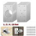 thumbnail image 2 of 10Pair Cabinet Hinge Repair Tool Plate Close Hinges Kitchen Cupboard Door Fixing, 2 of 3
