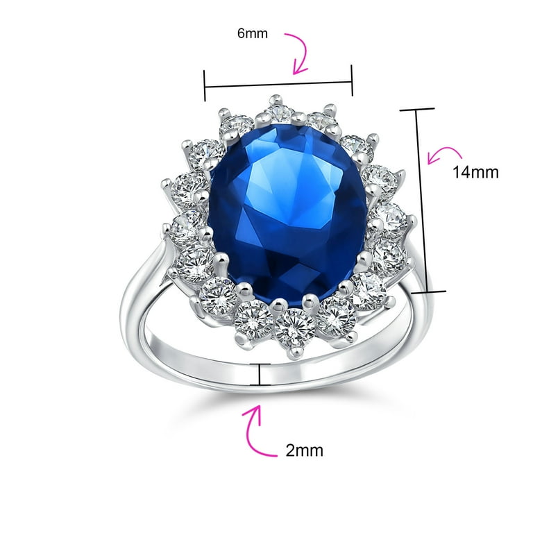 Imitation sale sapphire rings