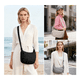 thumbnail image 3 of Bolso Cruzada Mujer Bandolera Impermeable Con Gran Capacidad Negro, 3 of 5