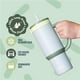 thumbnail image 3 of Vaso para niños Ello Oasis, 530 ml, acero inoxidable, aguacate, 3 of 8