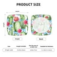 thumbnail image 6 of Uemuo Flowers and Cactus Pattern Waterproof Square Couch Cushion Covers, Magic Sofa Covers Washable, Stretch Sofa Seat Cushion Slipcovers, 6 of 9