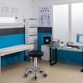 thumbnail image 4 of 2 Sillas de bar taburete redondo ajustable con ruedas ilios innova  Negro, 4 of 9