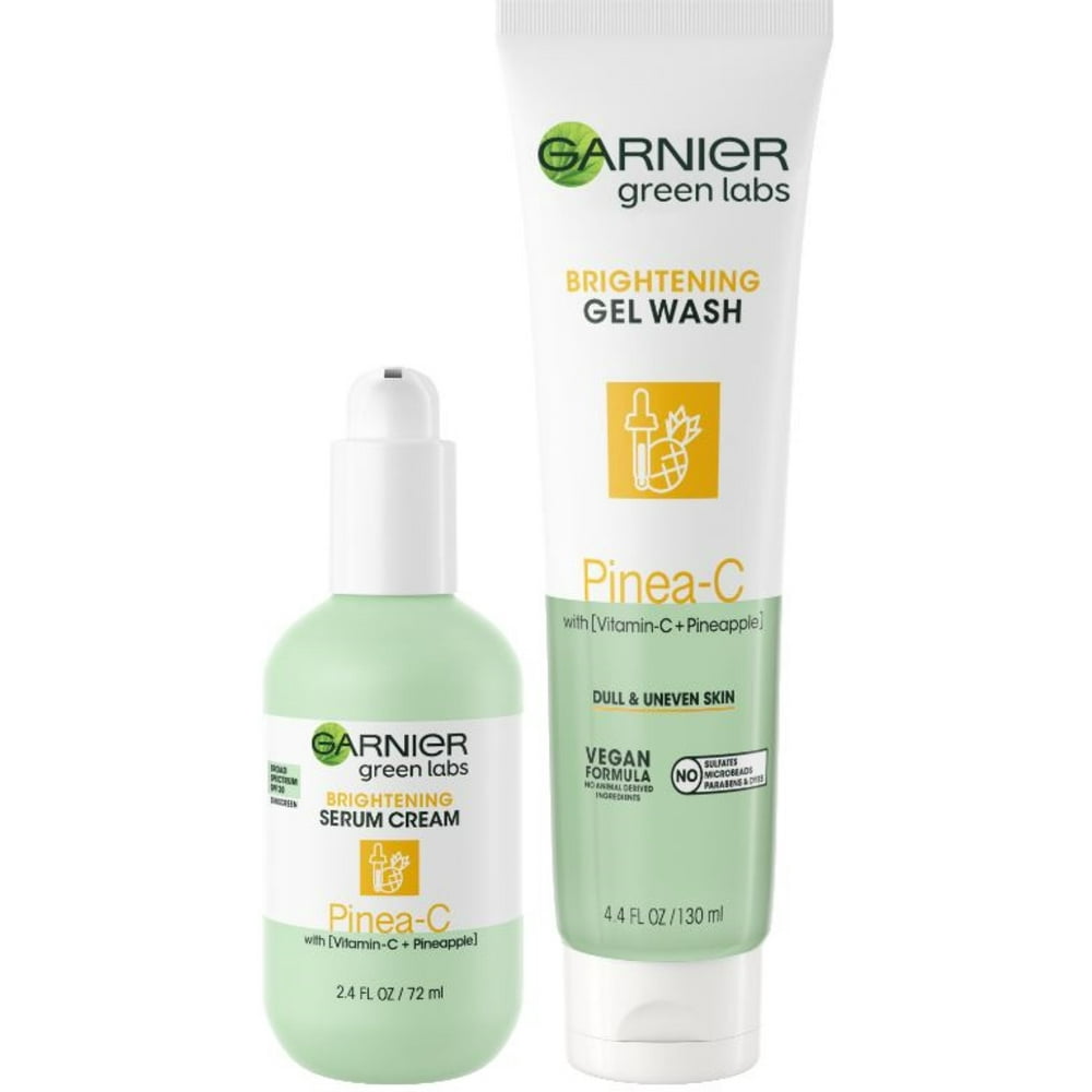 Garnier Green Labs PineaC Brightening Pure Gel Washable Cleanser and