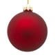 thumbnail image 2 of 5 Pieces - Home Event Party Christmas Xmas Decoration Ornament Painted Matte Finish Red Glass Ball, 2 of 5