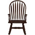 thumbnail image 3 of Coaster Windsor Back Rocker in Cappuccino and Brown, 3 of 6