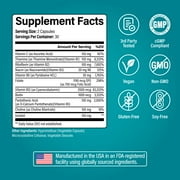 Noophoric Vitamin B Complex Supplement – B Complex Capsules with Vitamin C for Energy & Metabolism Support, 60 Capsules