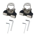 thumbnail image 4 of For Car Led Light Bar Brackets 2Pcs For Suv Hood Spotlight Installation Silver Mingyiq, 4 of 9