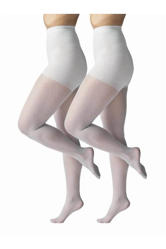 Women's Sheer Support Pantyhose, 40 Denier Sheer, 2-Pack, Sizes S-3XL