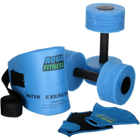 Aqua-Leisure Aquafitness Aqua Dumbbells Set, 6 Pieces