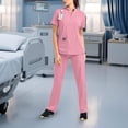 thumbnail image 4 of UTOURS Scrub Set Soft Top and Joggers Pant for Pet Groomer Beauty Salon SPA Cosmetology, 4 of 7