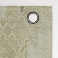 thumbnail image 4 of Sun Zero Sonora 2-pack Snakeskin Trellis 100% Blackout Grommet Curtain Panel Pair, 40"W x 84"L, Taupe, 4 of 8