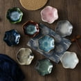 thumbnail image 3 of 1Pc Ceramic Taste Dish Flower Shape Porcelain Nut Saucer Small Plate Mini Soy Sauce Seasoning Tableware Kitchen Supplies N8, 3 of 6
