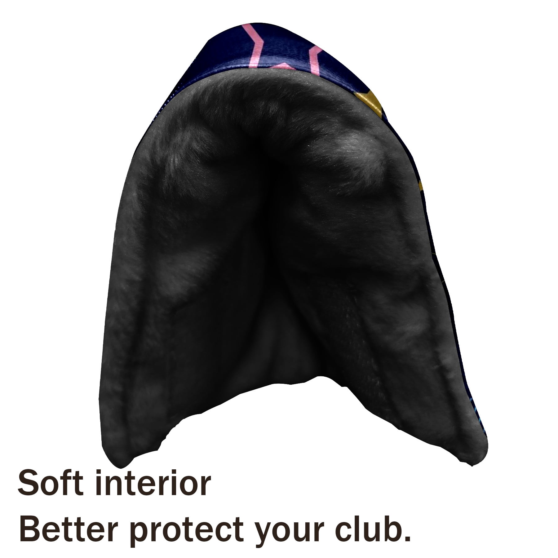 Golf Club Head Cover | Leather Golf Club Putte Headcover , Waterproof Golf Club Head Cover Set Driver Headcovers for Golf Clubs Men Women Star