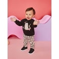 thumbnail image 2 of Garanimals Baby Girls Graphic Fleece Sweatshirt with Long Sleeves, Sizes 6-24 Months, 2 of 5