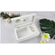thumbnail image 3 of Joyería Musical Caja De Baratijas De Cofrecitos De Almacenamiento Música "Castle In The Sky" Blanco Yinane Organizador de estuches de joyas, 3 of 8