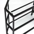 thumbnail image 3 of Matte Black Danae Metal/Glass Corner-Optional TV Stand for TVs up to 58", 3 of 13