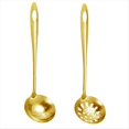 thumbnail image 1 of Colador de Acero Inoxidable, Cuchara Sopera, Accesorios de Cocina, Cuchara para Olla Caliente, Cuchara Sopera de , Colador Pequeño B, 1 of 5