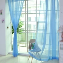 2 Panels Window Sheer Voile Curtains 79 Inches Long Sheer Curtains Clear Curtains Basic Rod Pocket Bedroom Children Living Room Yard Kitchen