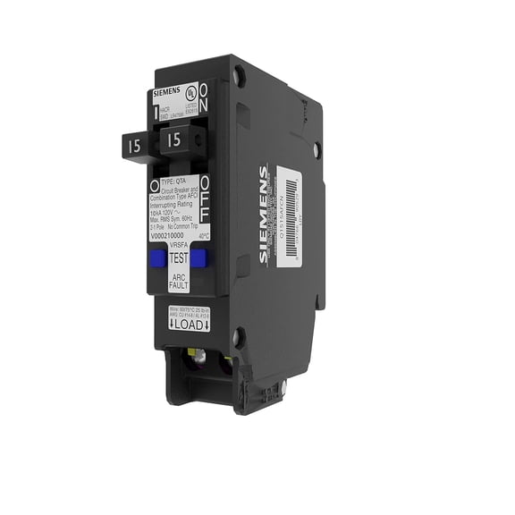 15A 120V 1-Pole Tandem CAFCI Type QTAN Circuit Breaker