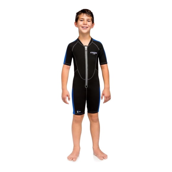 Traje corto para Niño Cressi Lido Jr Neopreno de 2mm Talla XS Negro