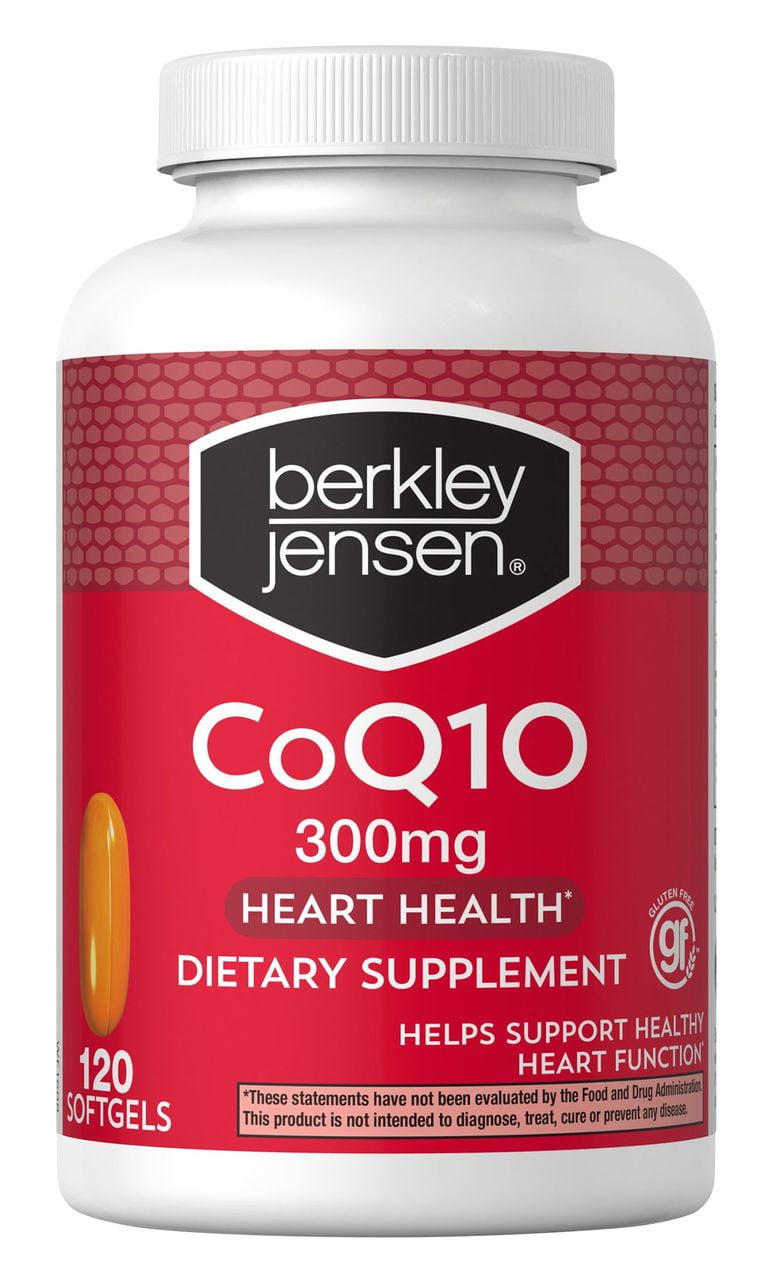 Berkley Jensen 300 mg CoQ10 Heart Health, Dietary Supplement, Softgels