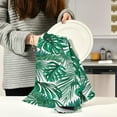thumbnail image 5 of Coolnut Palm Leaf Kitchen Dish Towel Set of 4, Super Absorbent Soft Drying Cloth Tea Bar Towels, 28 x 18 Inch, 5 of 6